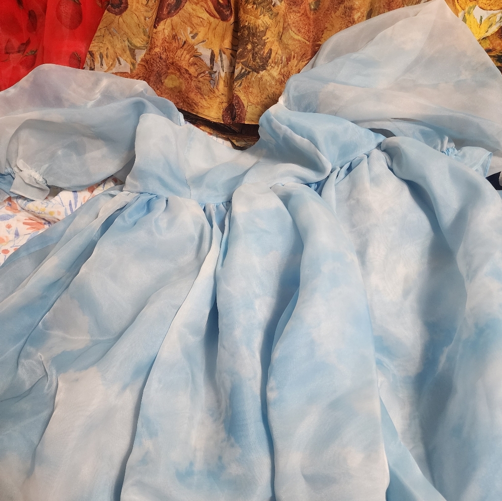 Head in the clouds puff dress
